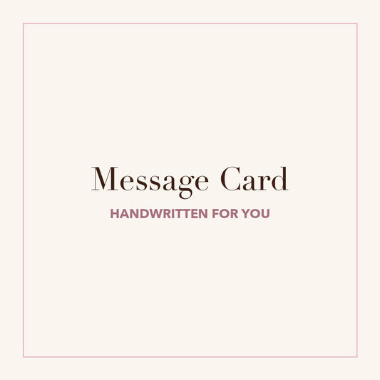 Personalised Message Card
