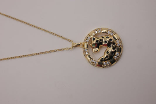 Openwork Medallion Necklace