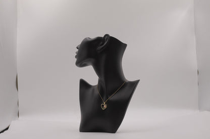 Rose Heart Pendant Necklace