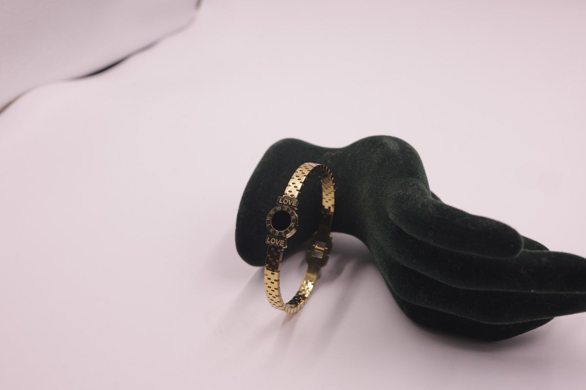 Crystal Twist Bangle Set