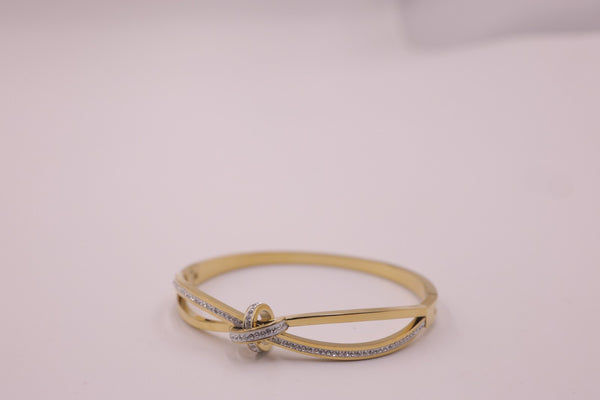 Crystal Twist Bangle Set